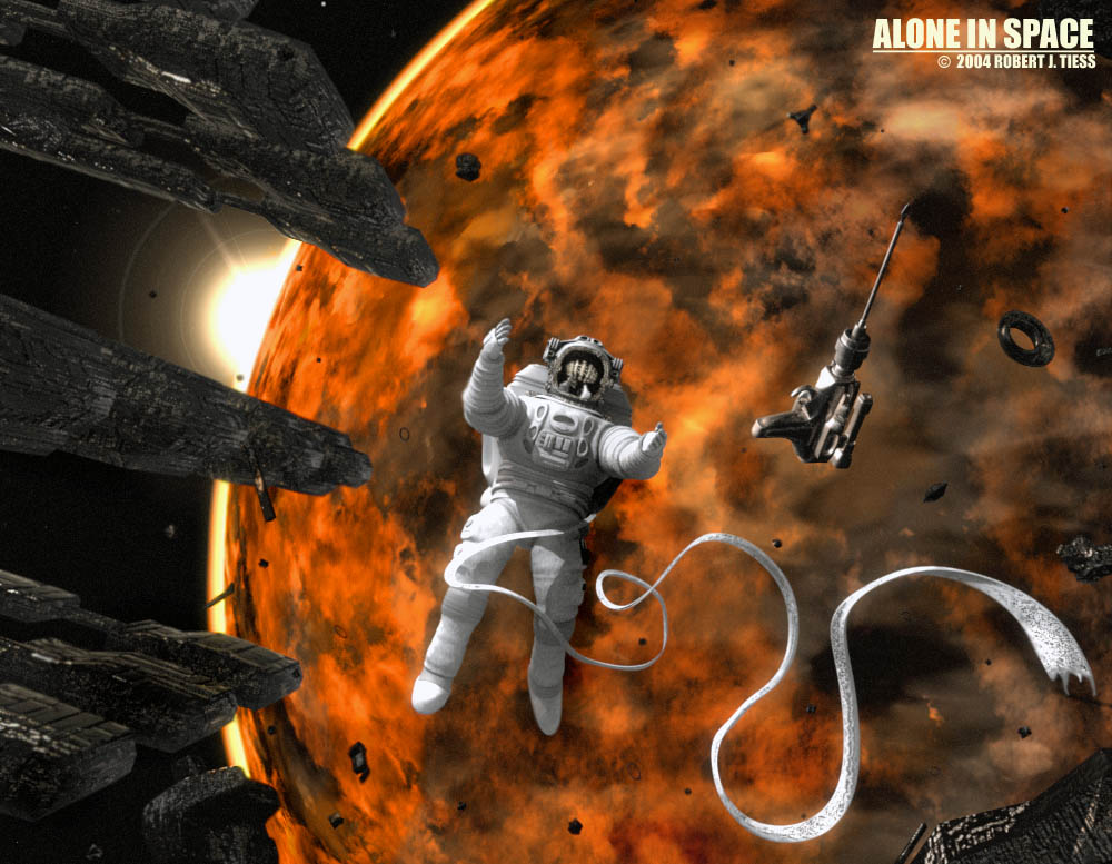 Alone in Space - By Robert J. Tiess
