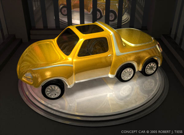 Concept Car [Alternate Angle Render] - By Robert J. Tiess