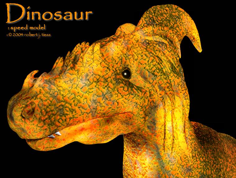  Dinosaur Head - By Robert J. Tiess
