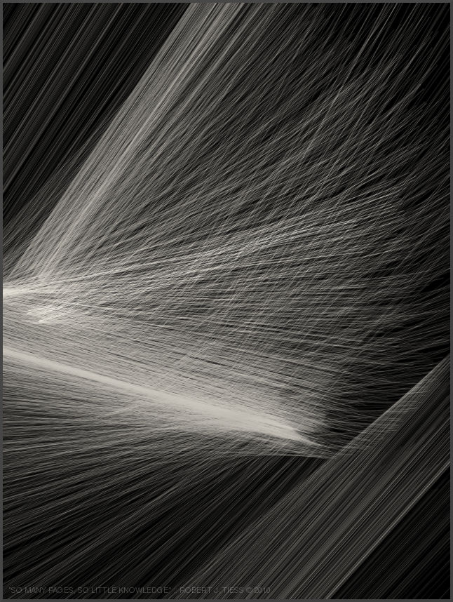 How Many Pages, So Little Knowledge - By Robert J. Tiess