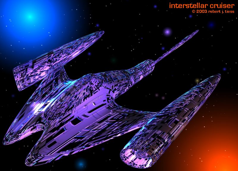 Interstellar Cruiser - By Robert J. Tiess