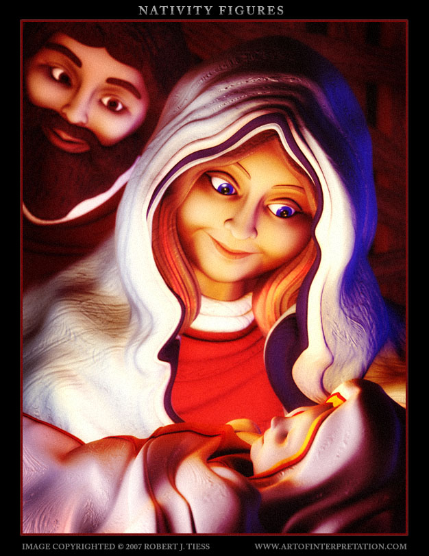 Nativity Figures - By Robert J. Tiess