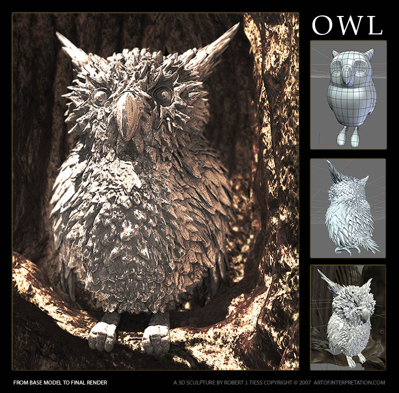 Owl - By Robert J. Tiess