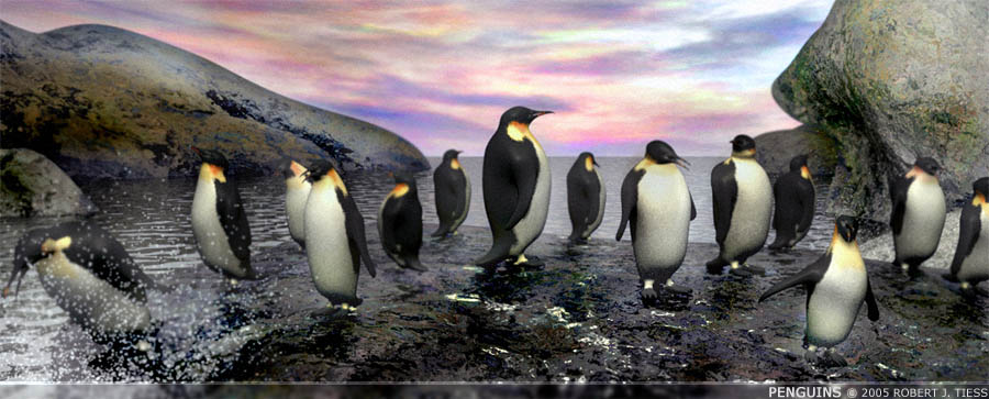 Penguins - By Robert J. Tiess
