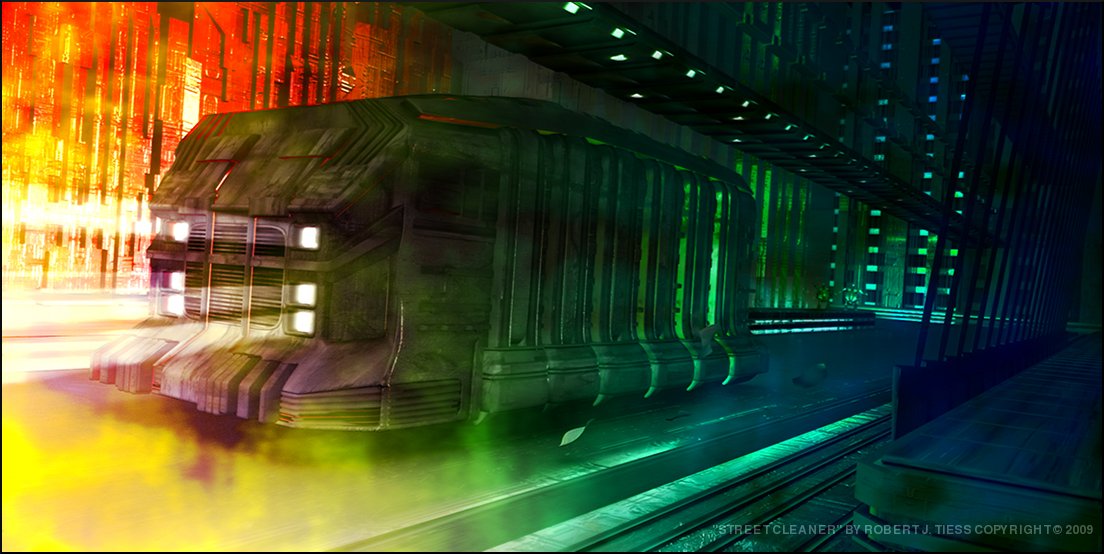 Street Cleaner - By Robert J. Tiess