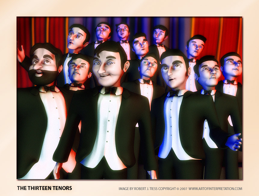 The Thirteen Tenors - By Robert J. Tiess