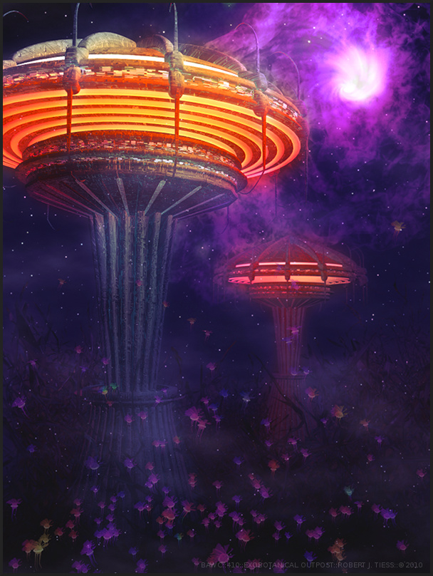 Exobotanical Outpost - By Robert J. Tiess