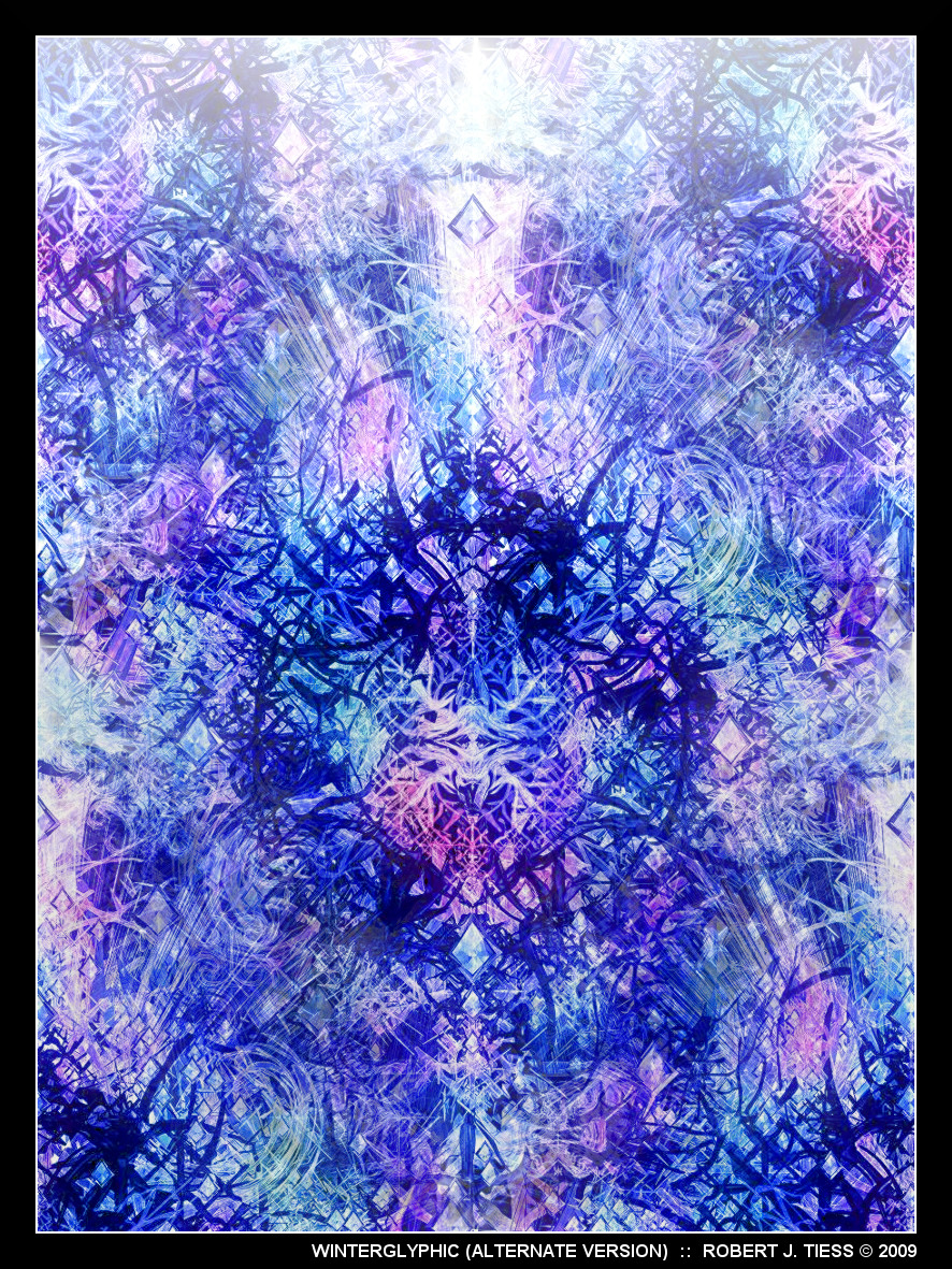 Winterglyphic (alternate version) - By Robert J. Tiess