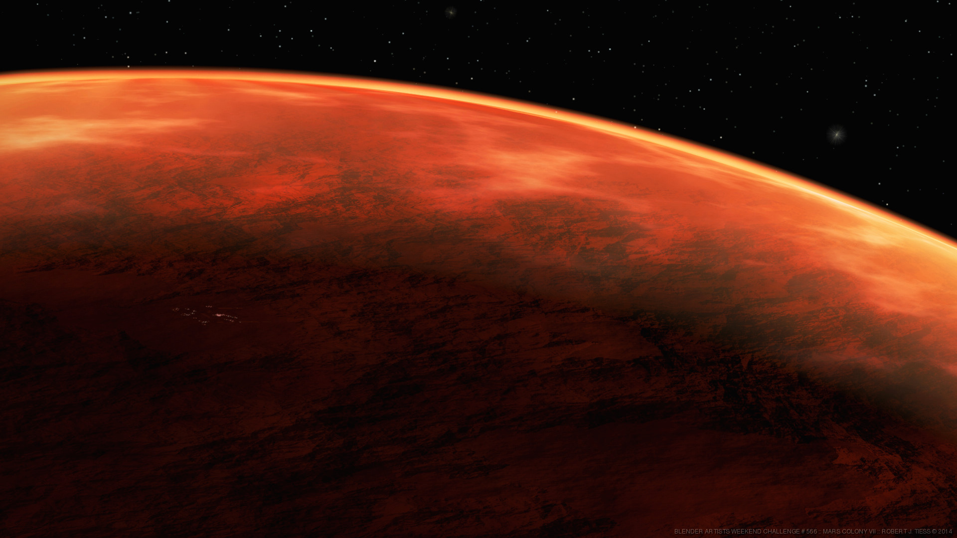 Mars Colony VII - By Robert J. Tiess