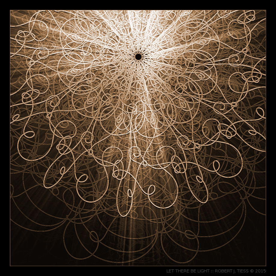 Let There Be Light [Monochromatic Version] - By Robert J. Tiess