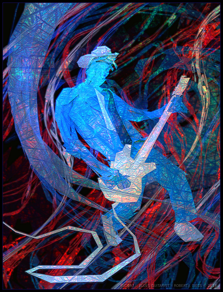 Blues Guitarist - By Robert J. Tiess