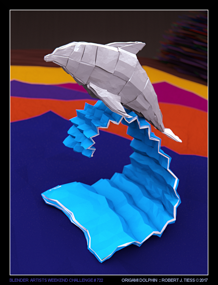 Origami%20Dolphin - By Robert J. Tiess