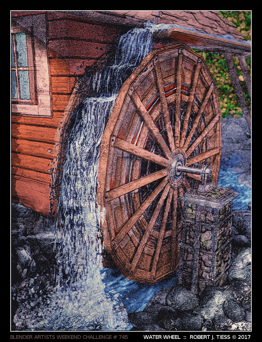 Water Wheel - By Robert J. Tiess