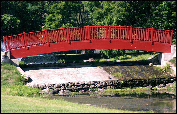 Footbridge - By Robert J. Tiess