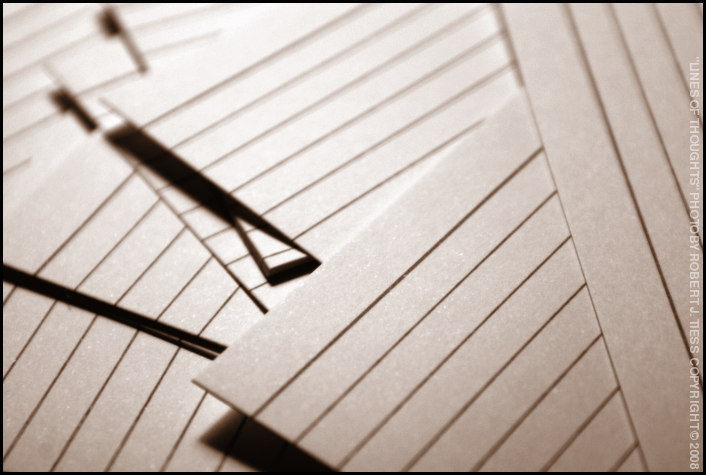 Lines of Thought - By Robert J. Tiess