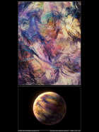 Exoplanet with Variegated Geology (A Diptych)